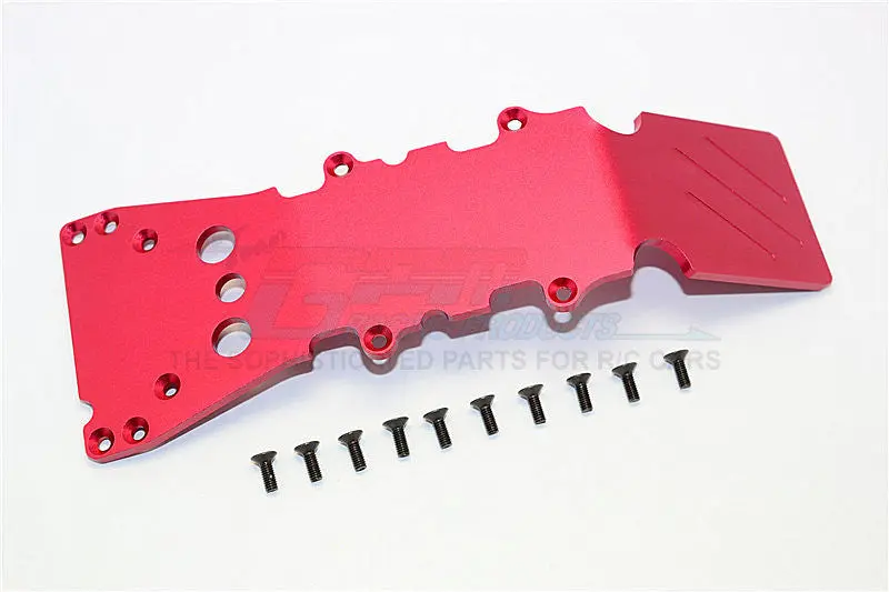 Traxxas T-Maxx & T-Maxx 3.3 Aluminum Front Skid Plate - 1Pc Red 1