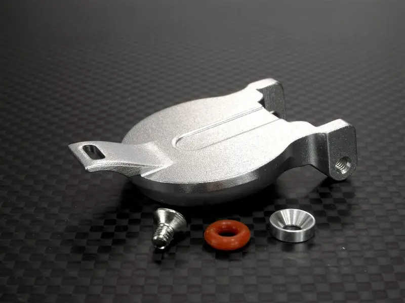 Traxxas T-Maxx & T-Maxx 3.3 Aluminum Fuel Tank Cap - 1Pc Silver 1