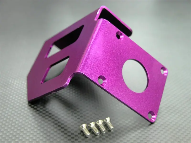 Traxxas T-Maxx & T-Maxx 3.3 Aluminum Fuel Tank Protector - 1Pc Purple 1