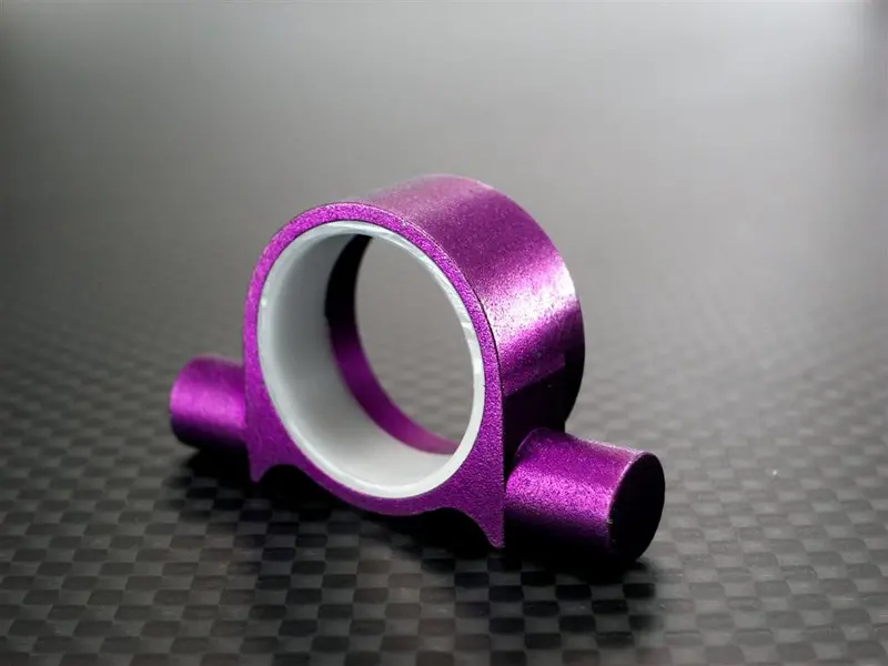 Traxxas T-Maxx & T-Maxx 3.3 Aluminum Gear Box Output Bearing Clamp - 1Pc Purple 1