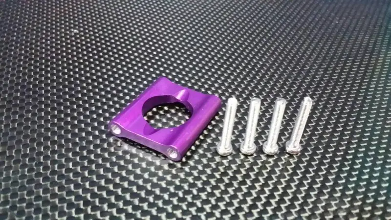Traxxas T-Maxx & T-Maxx 3.3 Aluminum Rear Gear Box Brace - 1Pc Purple 1