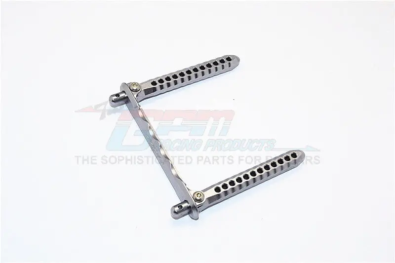 Traxxas Telluride 4X4 Aluminum Front Body Post Mount - 1Pc Gray Silver 1