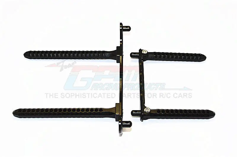 Traxxas Telluride 4X4 Aluminum Front & Rear Body Post Mount - 1 Set Black 1