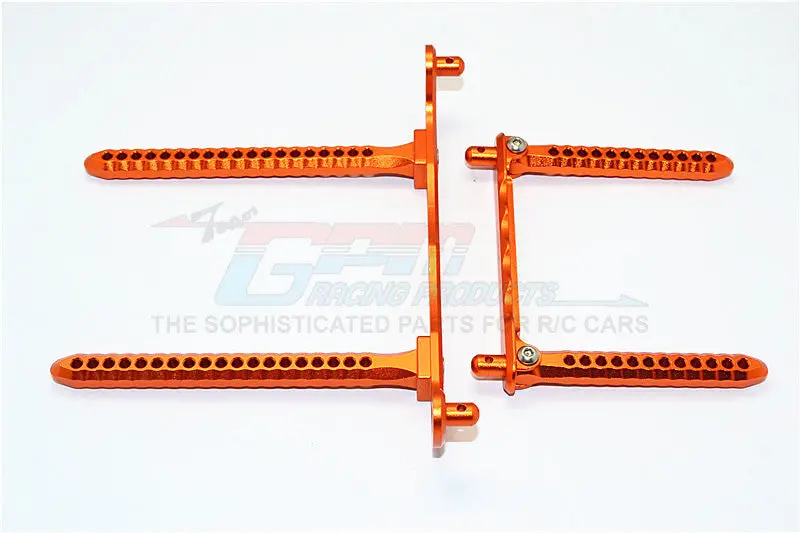 Traxxas Telluride 4X4 Aluminum Front & Rear Body Post Mount - 1 Set Orange 1