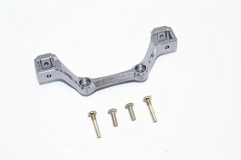 Traxxas Telluride 4X4 Aluminum Front/Rear Body Post Mount - 1Pc Set Gray Silver 1