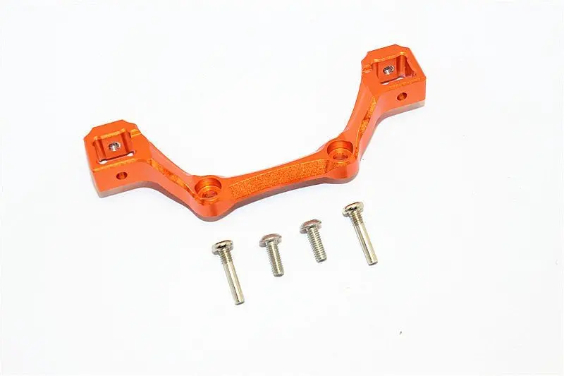 Traxxas Telluride 4X4 Aluminum Front/Rear Body Post Mount - 1Pc Set Orange 1