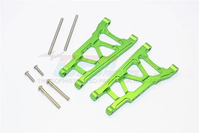 Traxxas Telluride 4X4 / Deegan 38 Fiesta St Rally Aluminum Front/Rear Suspension Arm - 1Pr Set Green 1