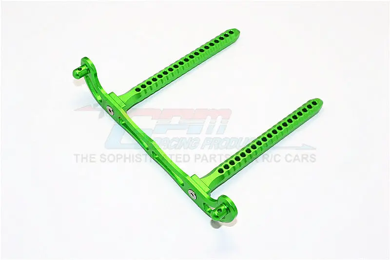 Traxxas Telluride 4X4 / Deegan 38 Fiesta St Rally Aluminum Rear Body Post Mount - 1Pc Green 1