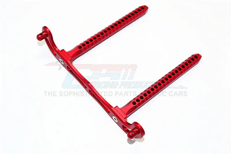 Traxxas Telluride 4X4 / Deegan 38 Fiesta St Rally Aluminum Rear Body Post Mount - 1Pc Red 1
