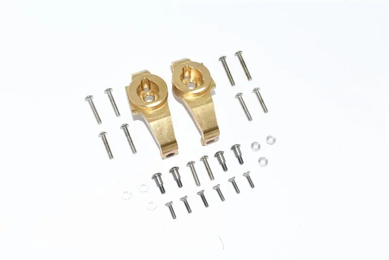 Traxxas Trx-4 Brass Adjustable Front C Hub - 2Pc Set 1