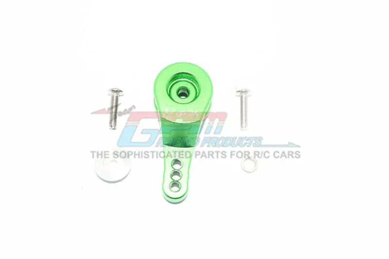 Traxxas Trx-4 Defender / Tactical Unit / Ford Bronco Aluminum 23T Servo Horn With Built-In Spring (3 Positioning Holes) - 1Pc Set Green 1