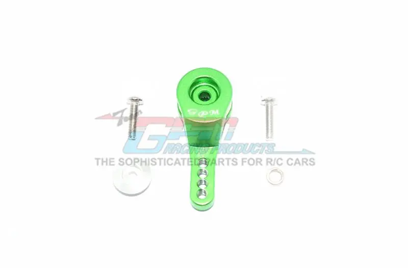 Traxxas Trx-4 Defender / Tactical Unit / Ford Bronco Aluminum 23T Servo Horn With Built-In Spring (4 Positioning Holes) - 1Pc Set Green 1