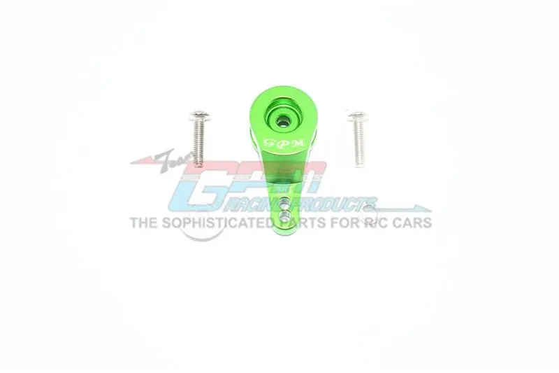 Traxxas Trx-4 Defender / Tactical Unit / Ford Bronco Aluminum 25T Servo Horn With Built-In Spring (2 Positioning Holes) - 1Pc Set Green 1