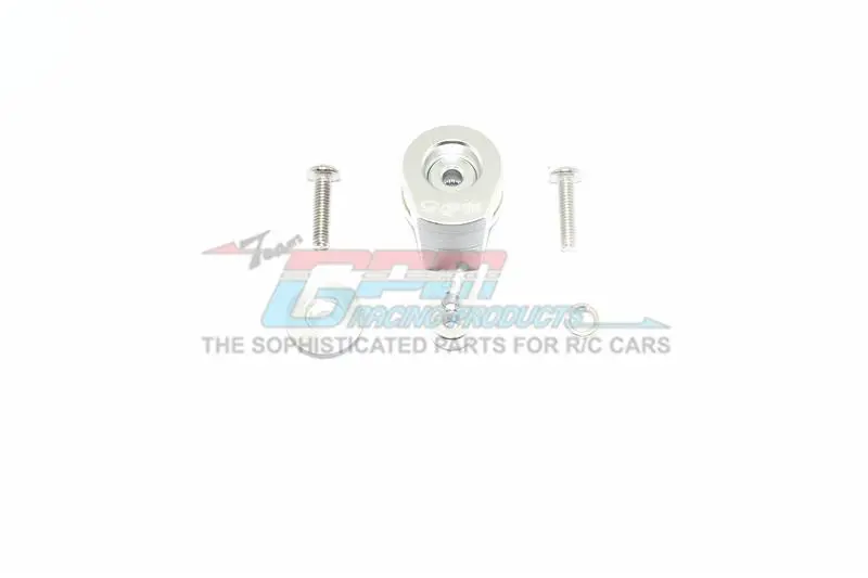 Traxxas Trx-4 Defender / Tactical Unit / Ford Bronco Aluminum 25T Servo Horn With Built-In Spring (2 Positioning Holes) - 1Pc Set Silver 1