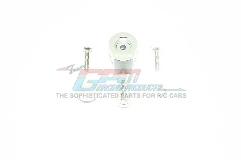 Traxxas Trx-4 Defender / Tactical Unit / Ford Bronco Aluminum 25T Servo Horn With Built-In Spring (4 Positioning Holes) - 1Pc Set Silver 1