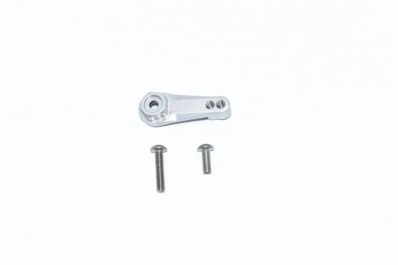 Traxxas Trx-4 Defender / Tactical Unit / Ford Bronco / Blazer / Mercedes-Benz G500 / Trx-6 Mercedes-Benz G63 Aluminum 7075 25T Servo Horn - 1Pc Set Silver 1