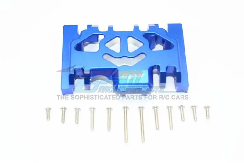 Traxxas Trx-4 Defender / Trx-4 Tactical Unit / Trx-6 Mercedes-Benz G63 Aluminum Lower Gear Cover - 1Pc Set Blue 1