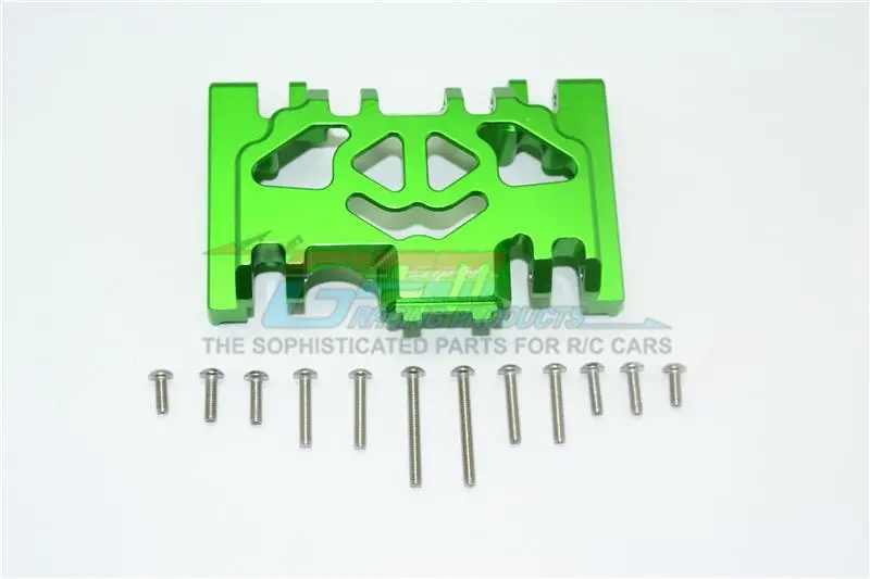 Traxxas Trx-4 Defender / Trx-4 Tactical Unit / Trx-6 Mercedes-Benz G63 Aluminum Lower Gear Cover - 1Pc Set Green 1
