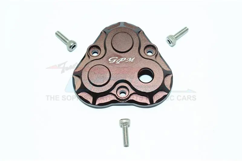 Traxxas Trx-4 Trail Defender Crawler Aluminium Center Transmission Outer Case - 1Pc Set Brown 1