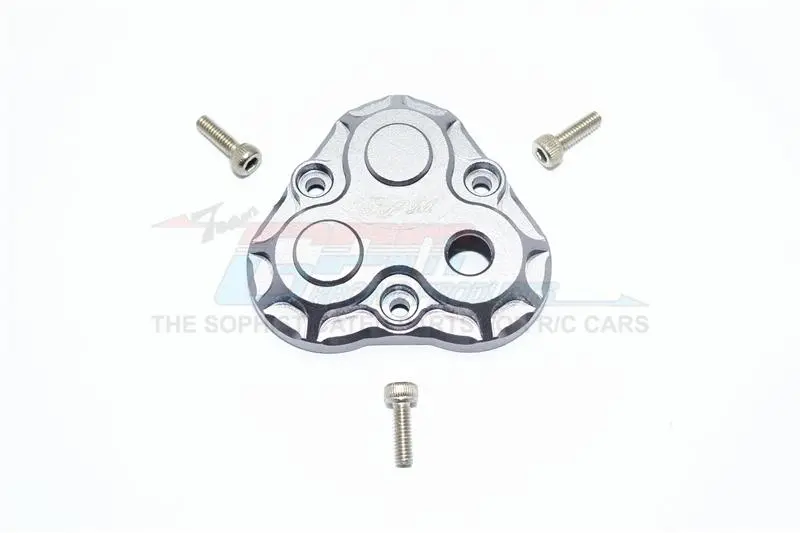 Traxxas Trx-4 Trail Defender Crawler Aluminium Center Transmission Outer Case - 1Pc Set Gray Silver 1