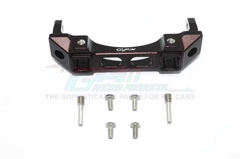 Traxxas Trx-4 Trail Defender Crawler Aluminium Front Bumper Mount - 1Pc Set Brown 1