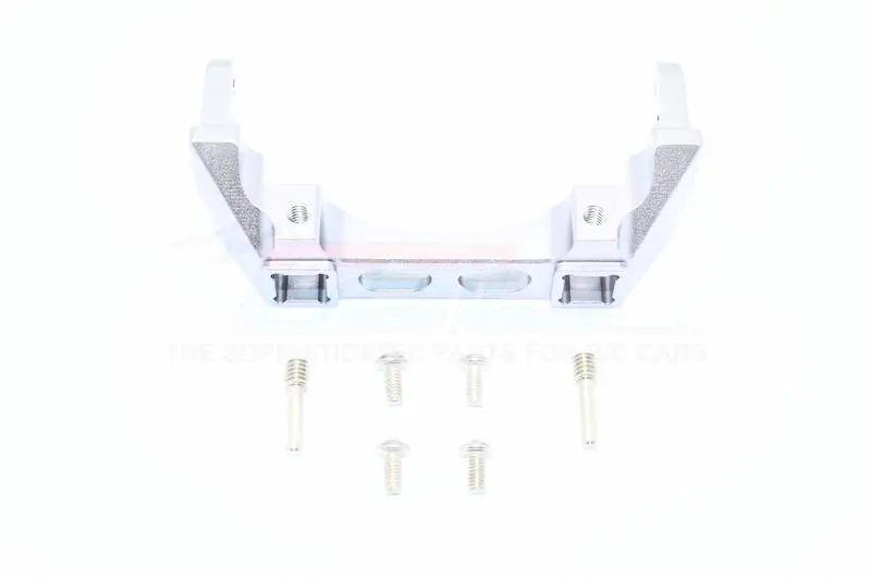 Traxxas Trx-4 Trail Defender Crawler Aluminium Rear Bumper Mount - 1Pc Set Silver 1