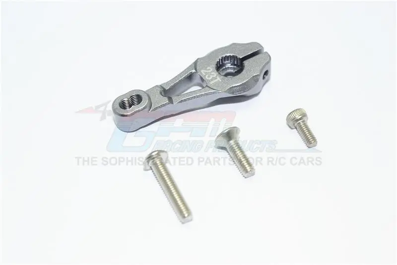 Traxxas Trx-4 Trail Defender Crawler Aluminum 23T Servo Horn - 1Pc Set Gray Silver 1