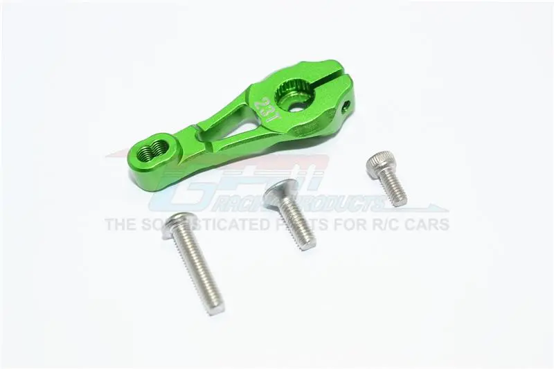 Traxxas Trx-4 Trail Defender Crawler Aluminum 23T Servo Horn - 1Pc Set Green 1
