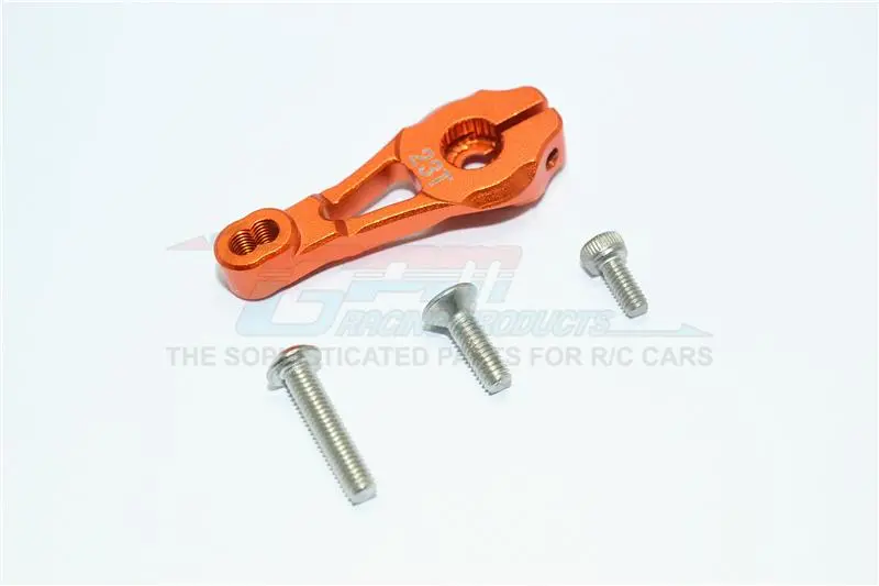 Traxxas Trx-4 Trail Defender Crawler Aluminum 23T Servo Horn - 1Pc Set Orange 1