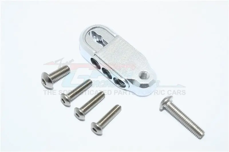 Traxxas Trx-4 Trail Defender Crawler Aluminum Adjustable Servo Horn (20-25Mm) - 1 Set Silver 1
