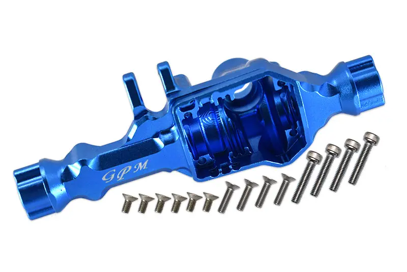 Traxxas Trx-4 Trail Defender Crawler Aluminum Front Gear Box (Without Cover) - 1 Set Blue 1