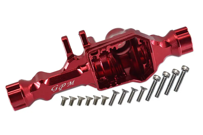 Traxxas Trx-4 Trail Defender Crawler Aluminum Front Gear Box (Without Cover) - 1 Set Red 1