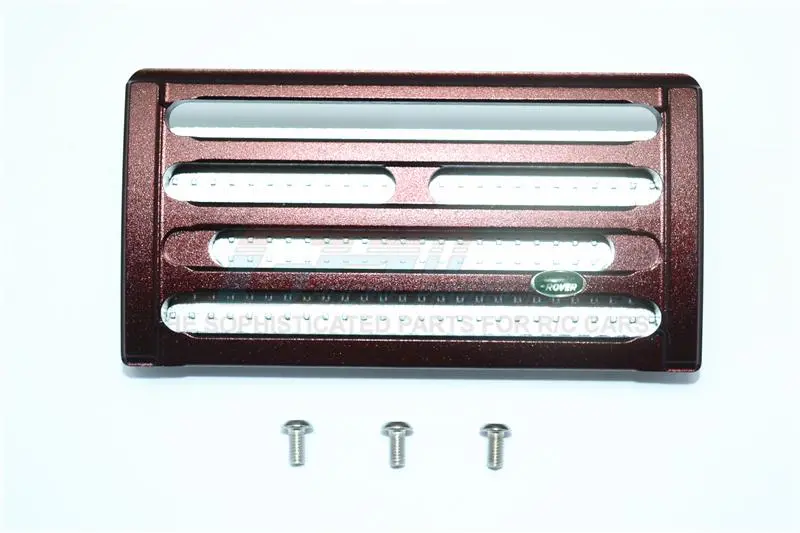 Traxxas Trx-4 Trail Defender Crawler Aluminum Front Grill (Thickened Version) - 1 Set Brown 1