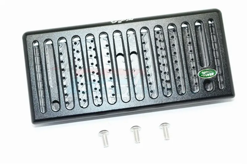 Traxxas Trx-4 Trail Defender Crawler Aluminum Front Grill (Vertical) For Trx-4 Trail Defender Crawler - 1 Set Black 1
