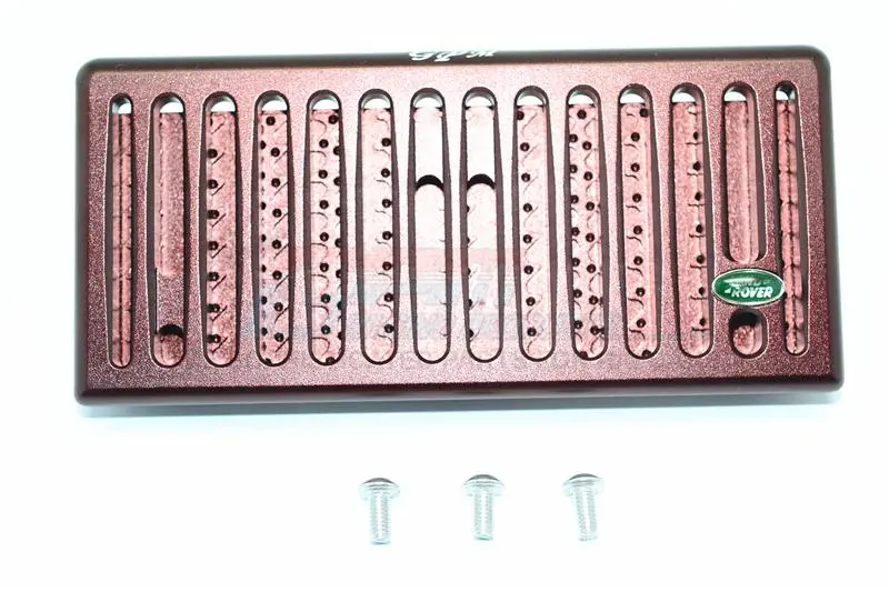 Traxxas Trx-4 Trail Defender Crawler Aluminum Front Grill (Vertical) For Trx-4 Trail Defender Crawler - 1 Set Brown 1
