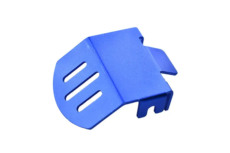 Traxxas Trx-4 Trail Defender Crawler Aluminum Front Or Rear Gear Box Bottom Protector Mount - 1Pc Set Blue 1