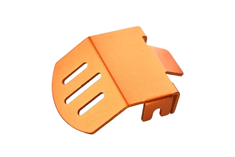 Traxxas Trx-4 Trail Defender Crawler Aluminum Front Or Rear Gear Box Bottom Protector Mount - 1Pc Set Orange 1
