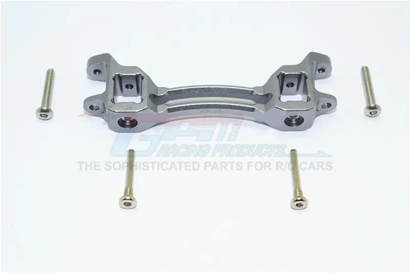 Traxxas Trx-4 Trail Defender Crawler Aluminum Front/Rear Body Post Mount - 1Pc Set Gray Silver 1