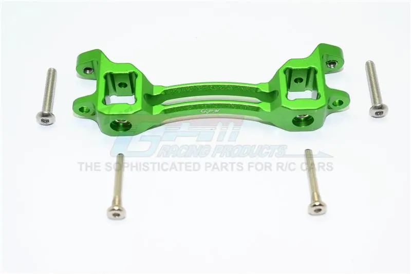 Traxxas Trx-4 Trail Defender Crawler Aluminum Front/Rear Body Post Mount - 1Pc Set Green 1