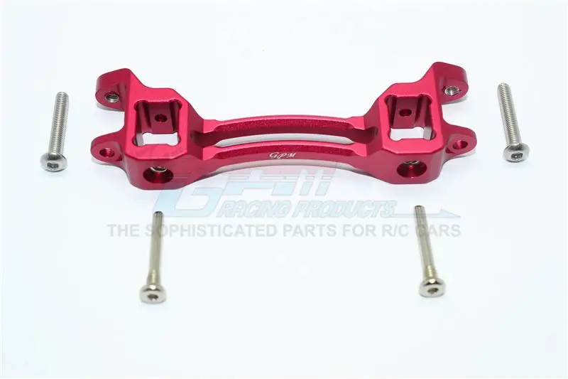 Traxxas Trx-4 Trail Defender Crawler Aluminum Front/Rear Body Post Mount - 1Pc Set Red 1