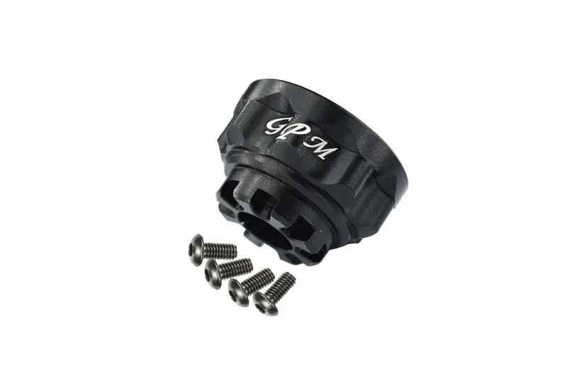 Traxxas Trx-4 Trail Defender Crawler Aluminum Front/Rear Differential Carrier - 1Pc Set Black 1