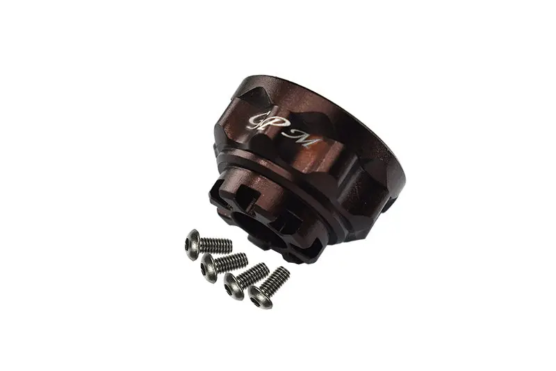 Traxxas Trx-4 Trail Defender Crawler Aluminum Front/Rear Differential Carrier - 1Pc Set Brown 1