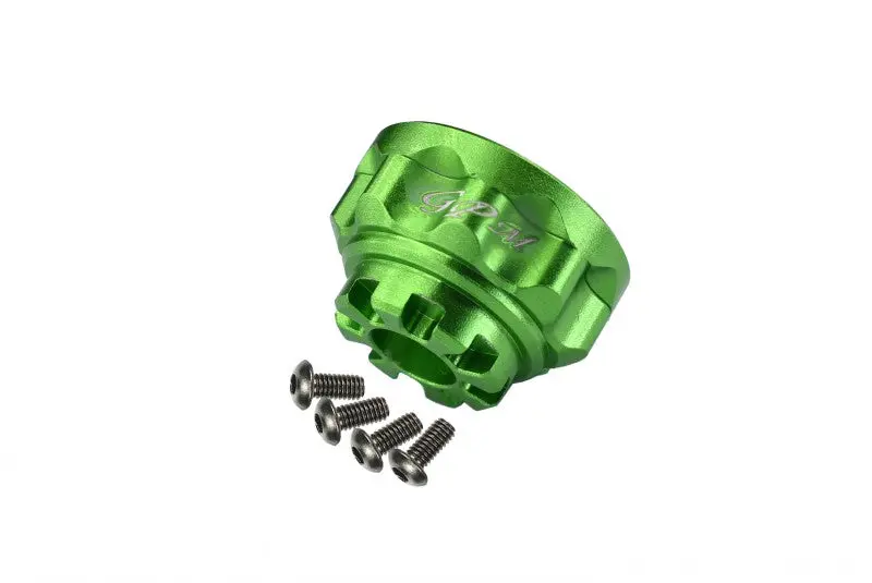 Traxxas Trx-4 Trail Defender Crawler Aluminum Front/Rear Differential Carrier - 1Pc Set Green 1