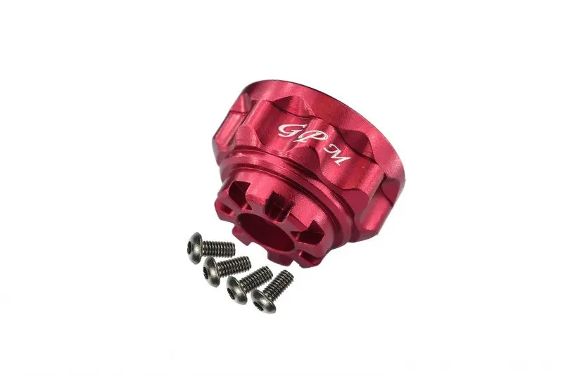 Traxxas Trx-4 Trail Defender Crawler Aluminum Front/Rear Differential Carrier - 1Pc Set Red 1