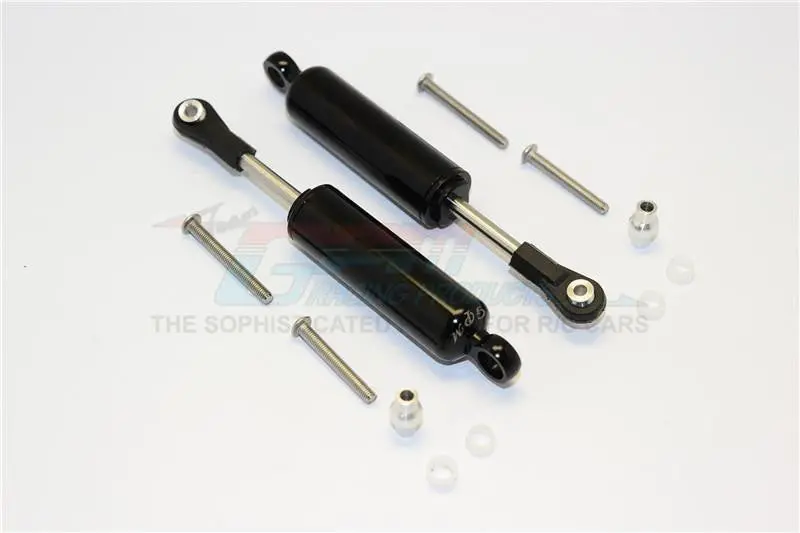 Traxxas Trx-4 Trail Defender Crawler Aluminum Front/Rear Internal Shocks - 1Pr Set Black 1