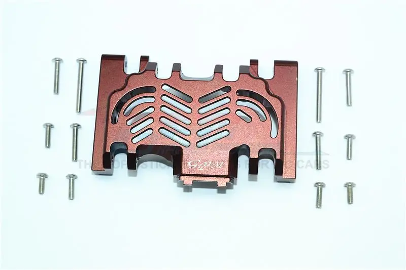Traxxas Trx-4 Trail Defender Crawler Aluminum Lower Gear Cover - 1Pc Set Brown 1