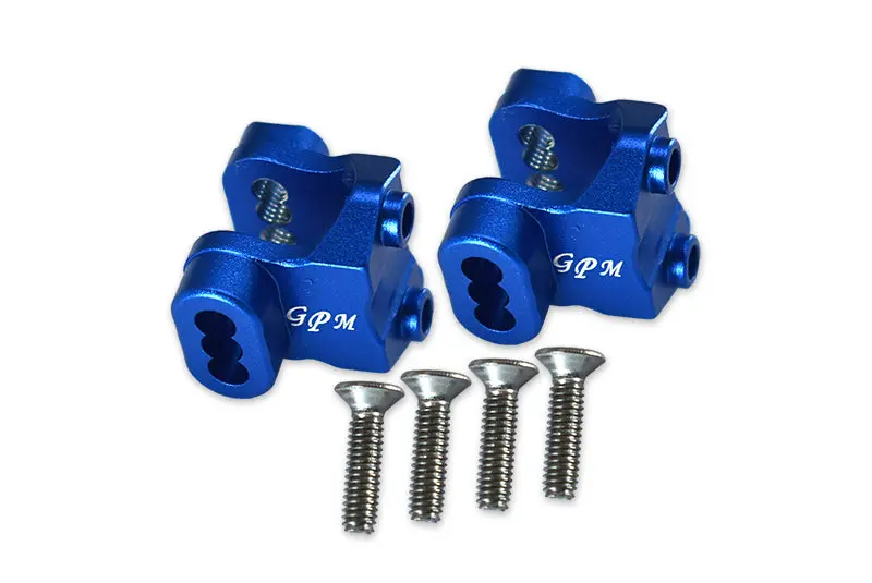 Traxxas Trx-4 Trail Defender Crawler Aluminum Rear Axle Mount Set For Suspension Links - 2Pc Set Blue 1