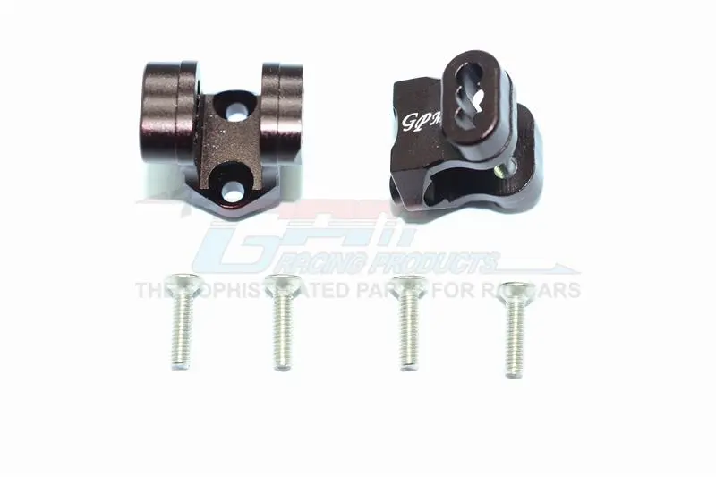 Traxxas Trx-4 Trail Defender Crawler Aluminum Rear Axle Mount Set For Suspension Links - 2Pc Set Brown 1