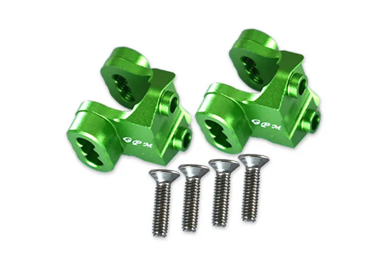 Traxxas Trx-4 Trail Defender Crawler Aluminum Rear Axle Mount Set For Suspension Links - 2Pc Set Green 1