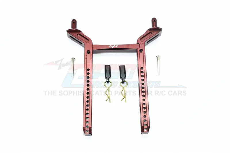 Traxxas Trx-4 Trail Defender Crawler Aluminum Rear Body Mount & Post - 1 Set Brown 1